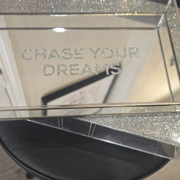 American Atelier "Chase Your Dreams" Mirrored Decorative Vanity Tray - Picture 6 of 10